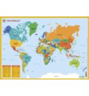 Educatieve onderlegger: Wereldkaart