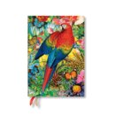 Paperblanks 18 maanden agenda 2023 - 2024, Tropical Garden, 1 week per 2 pagina's, horizontaal, hardcover, formaat midi 13 x 18 cm.