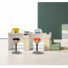 Zit-sta kruk Euroseats Pisa zwart