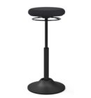 Zit-sta kruk Euroseats Mango zwart