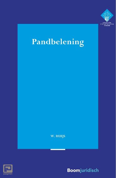 Pandbelening - E.M. Meijers Instituut voor Rechtswetenschappelijk Onderzoek