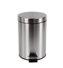 Afvalbak BRASQ pedaalemmer 12 liter rvs