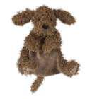 Happy Horse knuffeldoekje labradoodle Larry, formaat 23 cm, kleur bruin 