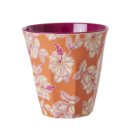 Rice melamine beker medium Faded Hibiscus 