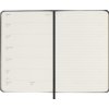 Moleskine 18 maanden agenda 2024-2025, 1 week per pagina met notitieblad, pocket, hardcover, zwart