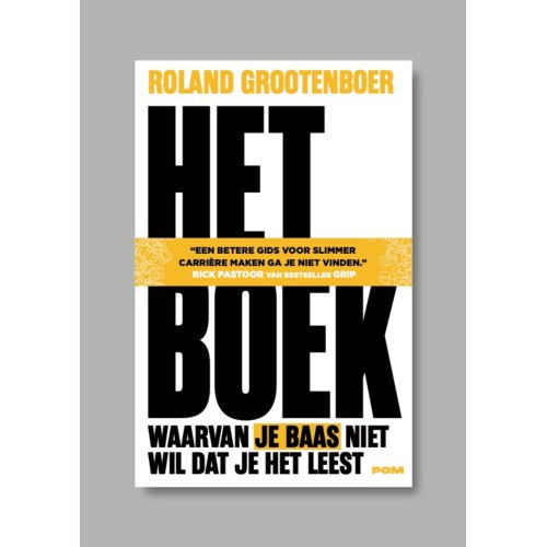 Maven Publishing Het Boek Waarvan Je Baas Niet Wil Dat Je Het Leest - Roland Grootenboer