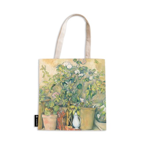 Paperblanks canvas tas met rits - cezanne's terracotta plants and flowers