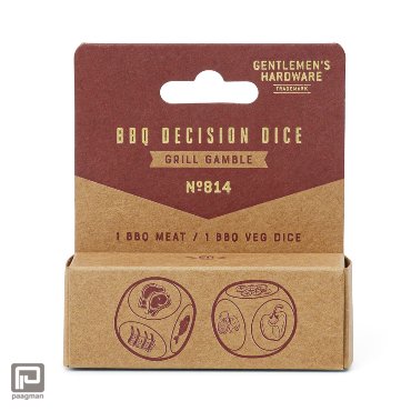 Gentlemen's Hardware dobbelstenen - BBQ