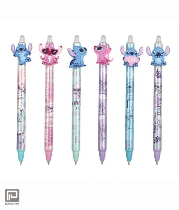 Disney Stitch pastel uitwisbare gelpen, assorti