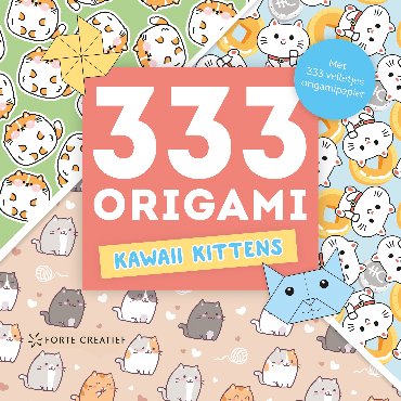 333 Origami Kawaii Kittens - 333 Origami