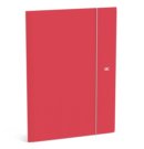 QC Colour - Elastomap folio, raspberry red