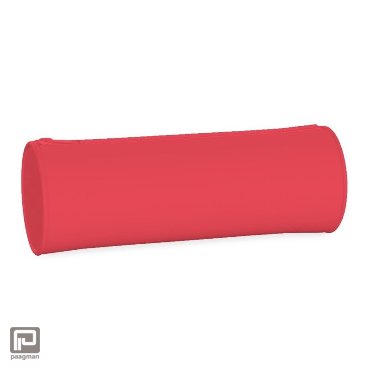 QC Colour - Etui rond, raspberry red