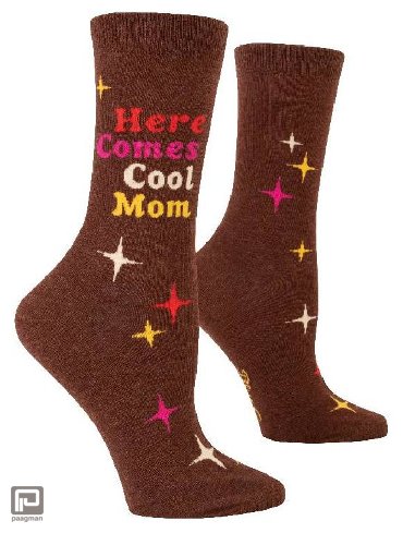 BlueQ damessokken maat 36 / 42 - Here Comes Cool Mom
