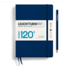 Leuchtturm1917 notitieboekje 120g edition medium A5 dotted, marine blauw