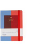A-Journal schoolagenda 2025-2026, 18 maanden, lavendel koraal