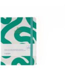 A-Journal schoolagenda 2025-2026, 18 maanden, flow emerald groen