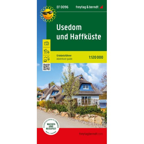 Van Ditmar Boekenimport B.V. Usedom Und Haffküste, Freizeitkarte 1:120.000, Freytag & Berndt - Erlebnisführer