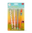 Legami set van 4 uitwisbare gelpennen - Farm sweet farm