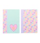 B'Log Hearts - Schrift A4, gelinieerd
