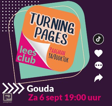Ticket Turning Pages Leesclub Gouda 6 september 2025 19:00 uur @ Gouda