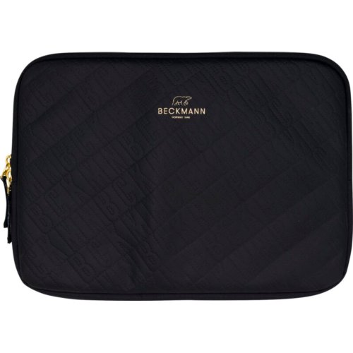 Paagman Laptophoes beckmann 24x34x2cm black gold 13inch