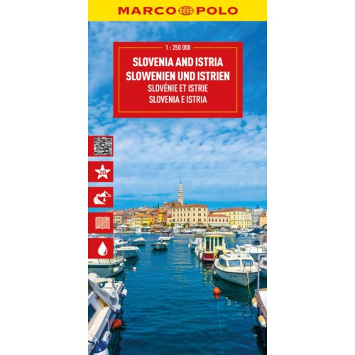 62damrak Marco Polo Slovenië, Istrië - Marco Polo Wegenkaart