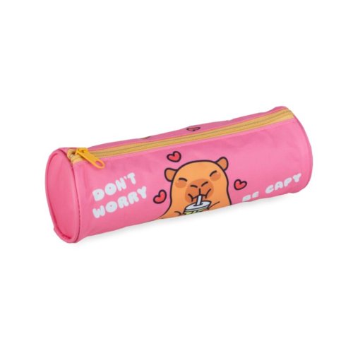 Paagman Capybara etui rond, roze