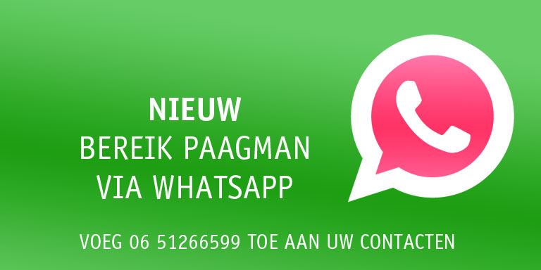 Klantenservice bereikbaar via Whatsapp