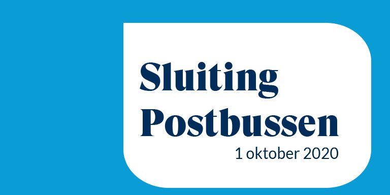 Sluiting postbussen